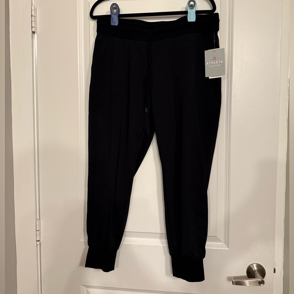 Athleta Flux Jogger Black Size Large Petite (LP) NWT